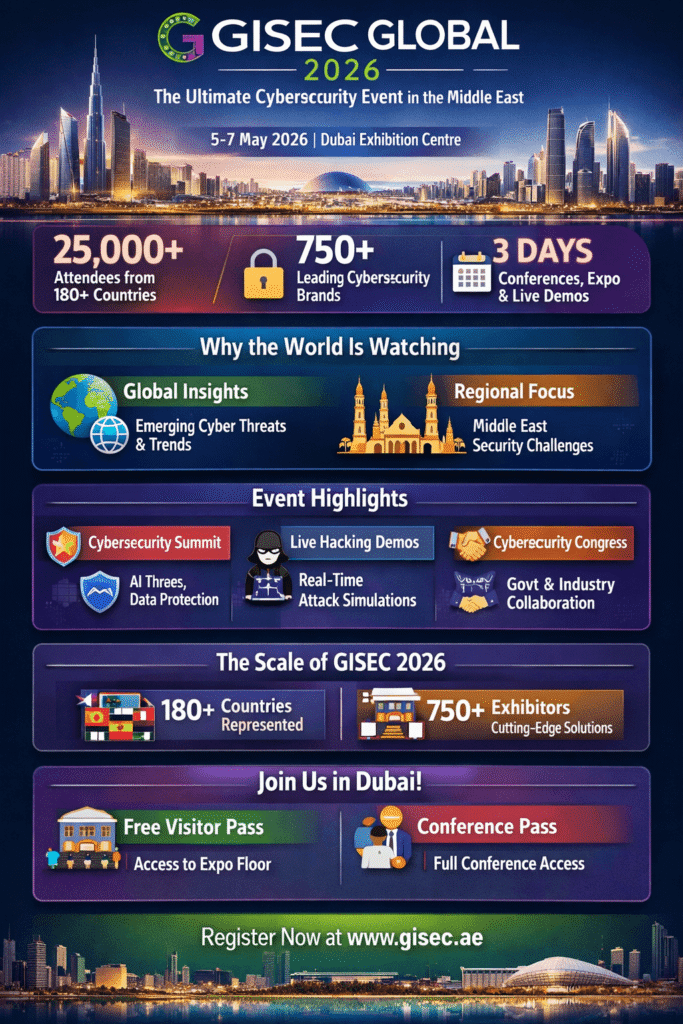 GISEC Global 2026 Infographic: Cybersecurity Trends Shaping the Middle East