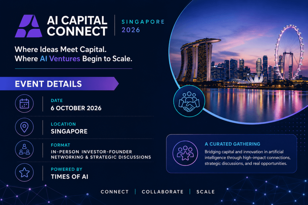 AI Capital Connect Singapore 2026 event details for AI investor and founder networking