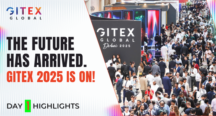 GITEX GLOBAL 2025 Day 1 – Opening ceremony, keynote sessions, tech showcases, and AI innovations at Dubai World Trade Centre.
