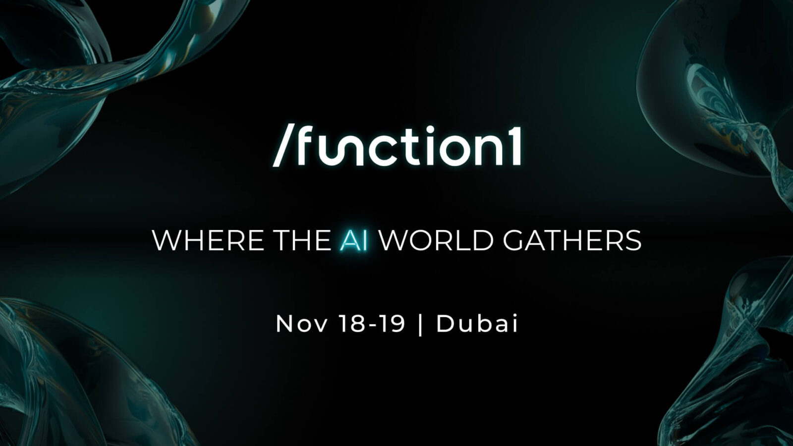 Function1 — Where the AI world gathers.