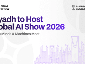 GAIS PR banner showcasing the Global AI Summit in Riyadh, Saudi Arabia