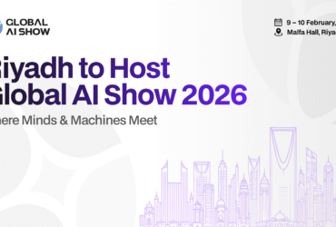 GAIS PR banner showcasing the Global AI Summit in Riyadh, Saudi Arabia