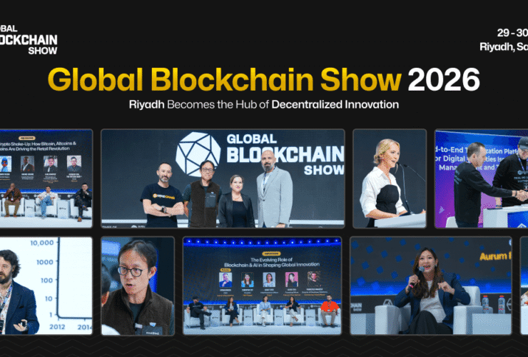 Global Blockchain Show 2026 in Riyadh showcasing blockchain, Web3, and decentralized innovation leaders