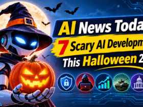 AI News Today Halloween 2026 featuring seven major artificial intelligence developments.