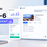 GPT-6 Intelligent UI with interactive charts, forms, and AI tools.