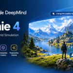 Google DeepMind Genie 4 creating interactive AI-generated virtual worlds