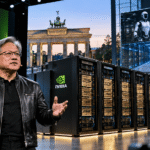 NVIDIA GTC Berlin 2026 showcasing AI infrastructure, Vera Rubin DSX POD, AI agents, and robotics.