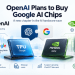 OpenAI plans to buy Google AI chips, comparing Google TPUs and NVIDIA GPUs in AI infrastructure.